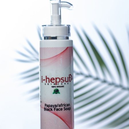 iHepsut 100% Organic Papaya_African Black Face Soap