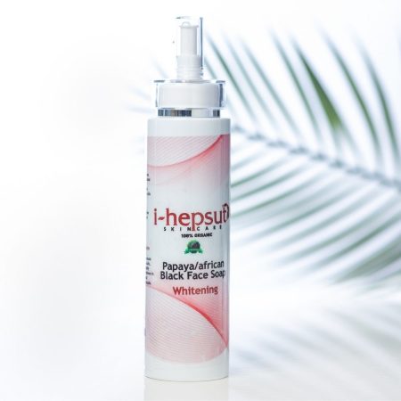 i-Hepsut 100% Organic Papaya/African Whitening Black Face Soap